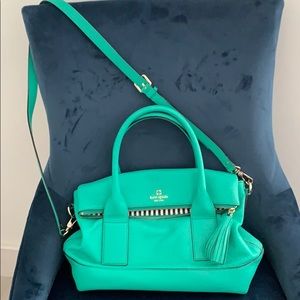 Kate Spade Carmen Southport Turquoise Leather bag